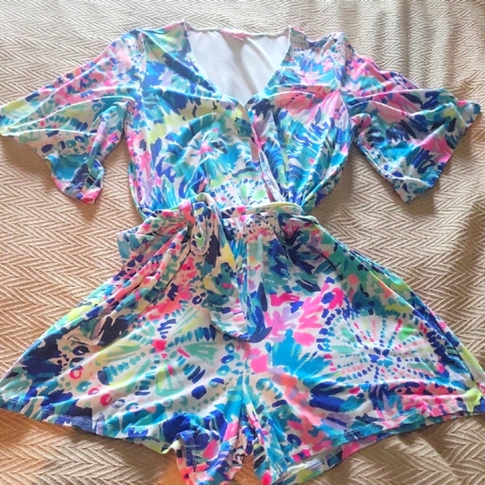 Lilly Pulitzer Multicolor Kids Romper